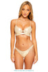 Luli Fama Gold Dipped Underwire Top